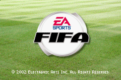 FIFA Soccer 2003 Title Screen